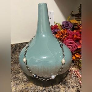 🧜🏻‍♀️RL Ralph Lauren Sterling Silver Freshwater Pearl Necklace-19” Hallmarked